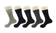 Knitted Anti Bacterial Cotton Dress Socks With Snngging Resistance Material