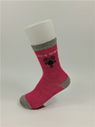 Elastane Knitted Anti Slip Kids Cotton Socks Colored Patterns Custom Made Size