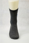 Black Anti Bacterial Soft Non Skid Socks For Women Custom Made Size