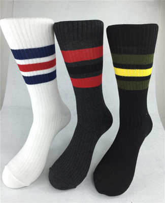 White Quick Dry Thin Cotton Socks , Slip Resistant Elastane Cotton Rich Socks