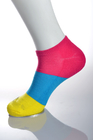 Colorful Elastane Sports Ankle Socks With Breathbale Anti - Slip / Anti - Foul Materials