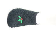 Black Adult Anti Slip Nylon Running Socks With Anti Foul Cotton Material