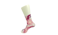 Mens Printed Socks With Good Elasticity , Elastane / Polyester Printed Ankle Socks
