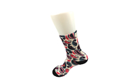 Knitted Sporty Digital Print Socks , Antibacterial Fabrics Custom Photo Print Socks