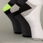 Elastane Black Athletic Ankle Socks With Anti - Foul / Sweat - Absorbent Material
