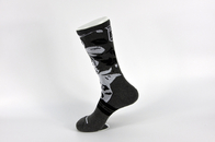 Mens Knee High Black Athletic Basketball Socks Dry Sweat Absorbent Material Filled