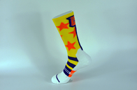 Sweat Absorbent Colorful Basketball Socks , Quick Dry Sporty Boys Basketball Socks