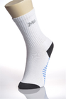 Anti - Bacterial / Anti - Slip Nylon Running Socks With Yellow / White Color