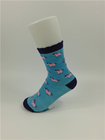 Odor Resistant Thin White Cotton Socks , Red / Black Cool Socks For Kids