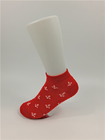 Knitted Elastane Red Kids Cotton Socks No Show Socks Type Eco - Friendly