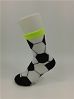 Eco - Friendly Sweat Absorbent Kids Cotton Socks With Yellow / Black Color