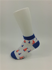 Antibacterial Fabrics Pure Cotton Socks With Elastane No Show Socks Type