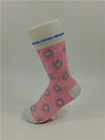 Odor Resistant Thin White Cotton Socks , Red / Black Cool Socks For Kids