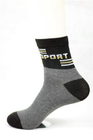 Polyester Cotton Non Slip Socks For Adults , Grey Slip Resistant Socks For Adults