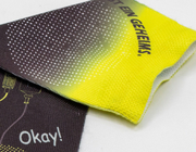 Personalized OEM Sublimation Polyester Sport Socks Anti Foul