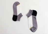 Elastic Grey Sports Ankle Socks Cotton Sweat Absorbing Material