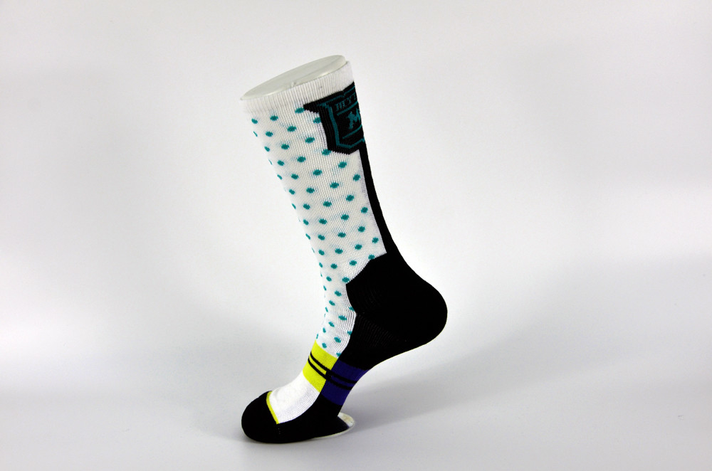 Anti Slip Under Armor Basketball Socks , Nylon /  Elastane Black Basketball Socks