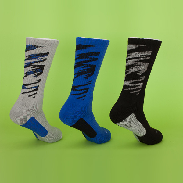 Blue / Grey Cotton Mens Below Ankle Socks , Breathable Summer Nylon Ankle Socks