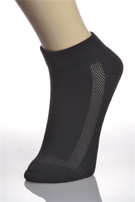 Anti - Foul Breathbale Black Nylon Running Socks With Custom Made Size